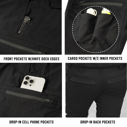 Frontline Series Patrol Pants Tactical Rip-Stop Stretch Duty Cargo Trousers
