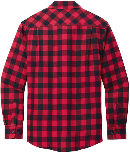Buffalo Plaid Button-Up Flannel Shirt | Ultra Soft Lighweight Collared Shirt with Chest Pockets & Flaps
