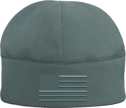 Army Universe Polar Fleece Watch Cap with Embroidered US American Flag, USA Tactical Beanie Warm Winter Skull Hat