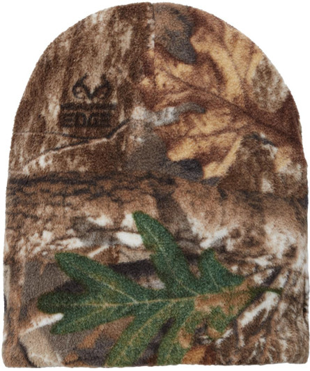 Camouflage Fleece Beanie | 100% Polyester Polar Skull Cap | Warm Watch Cap for Men & Women