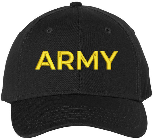 Army Embroidered Baseball Cap | US Army Text | Structured Hat