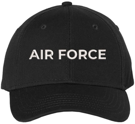 Air Force Text Embroidered Baseball Cap | USA Air Aviation Squad | Structured Hat
