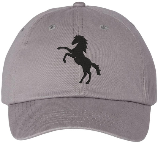 Rearing Horse Embroidered Dad Hat Western Cowboy Rodeo Horse Cap