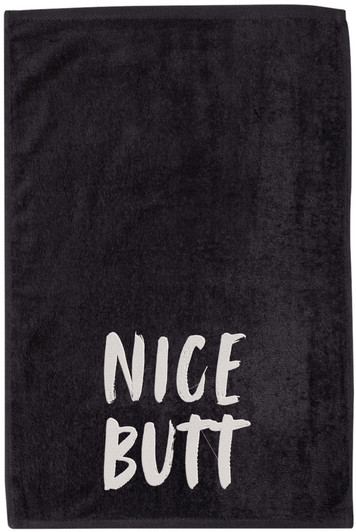 Nice Butt Embroidered 100% Cotton Hemmed Edges Funny Hand Towel