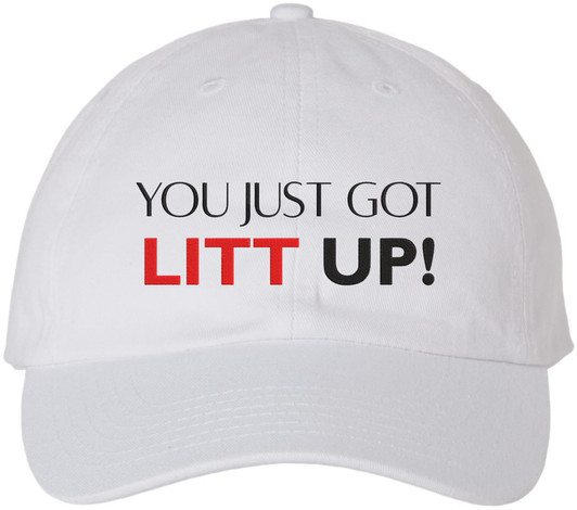 You Just Got Litt Up Funny Embroidered Baseball Cap - Suits TV Show Merchandise 100% Cotton Unisex Dad Hat