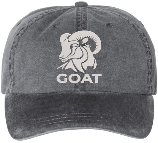 GOAT Embroidered Baseball Cap Funny Greatest of All Time Dad Hat