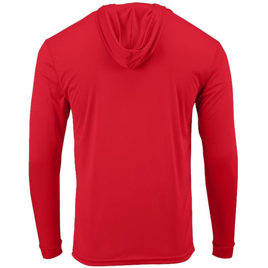 Lifeguard White Cross Long Sleeve Performance Hoodie Thin Sweatshirt Summer Guard Duty Water Watch Pullover