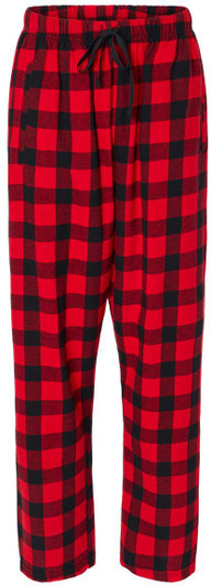 Women’s Flannel Lounge Pants, Buffalo Plaid Pajamas, Relaxed Fit with Drawstring Closure