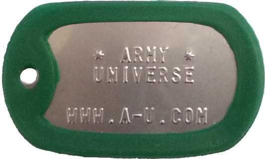 US Military Dog Tag Set - ID Matte Metal ID Dog Tags Necklace Complete Set with 2 Chains and 2 Silencers