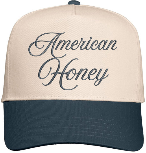 American Honey Hat - Two-Toned Embroidered Baseball Cap, Snapback Country Style for Men and Women