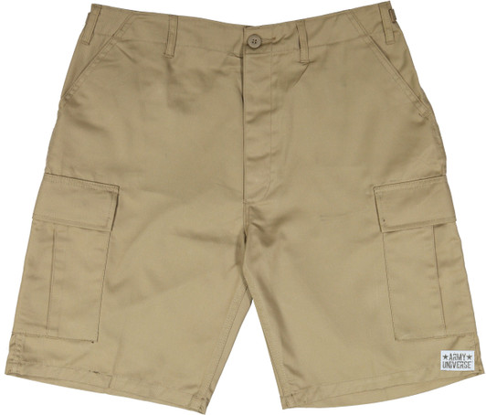 Army Universe Mens Tactical Cargo BDU Shorts Six Pocket Army Navy Military Camo Stylish BUTTON FLY Uniform Work Shorts