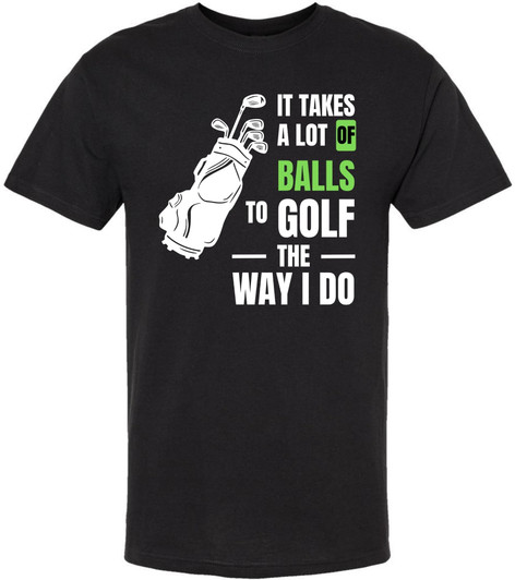 Funny Golf Printed T-Shirt | 100% Cotton Tee for Men & Women | Perfect Gift for Golf Lovers