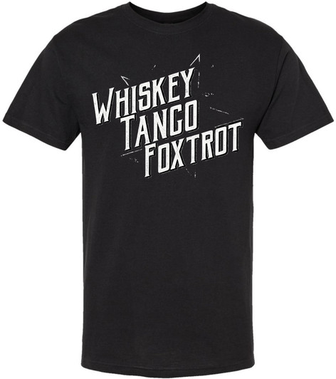 Whiskey Tango Foxtrot Printed T-Shirt Military 100% Cotton Crewneck Tee