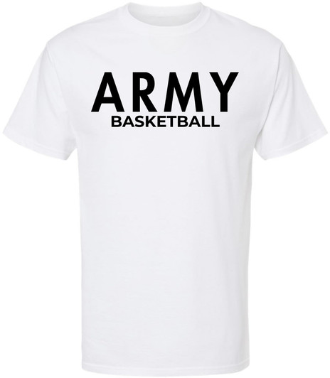 Army Basketball T-Shirt | U.S. Military Academy US Army Sports Team Short Sleeve Physical Training PT Tee Shirt