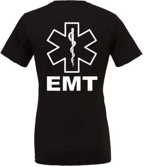 EMT T-Shirt | 100% Cotton Emergency Medical Technician 911 Paramedic Shirt | Short Sleeve Tee for Men & Women
