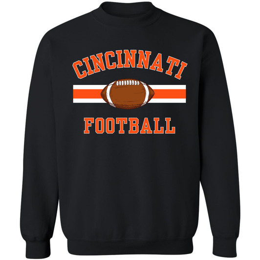 National Football US City League Teams Crewneck Sweatshirt | USA City Warm Sports Fan Gameday Pullover