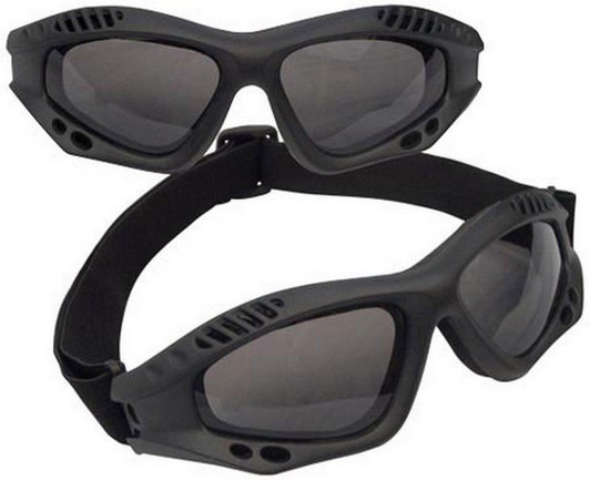 Black Tactical Goggles Paintball Airsoft Eye Protection Military Style Safety Goggles for Outdoor Use