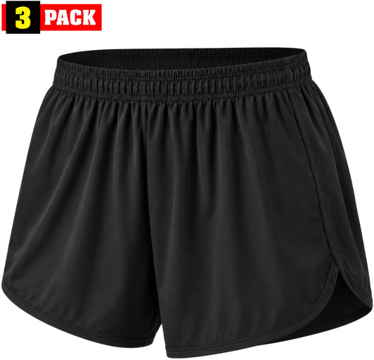 Men’s Ranger Panties Quick-Dry Running 4-Inch Shorts, 3-Pack