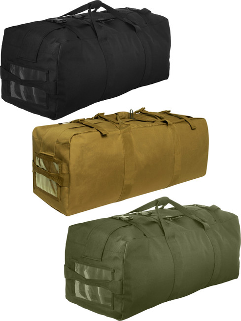 Gen II Enhanced Nylon Duffle Bag Backpack Tactical 2 Strap Army Military Duffel 