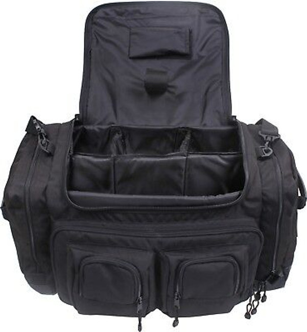 Black Deluxe Concealed Carry CCW Law Enforcement Shoulder Gear Bag