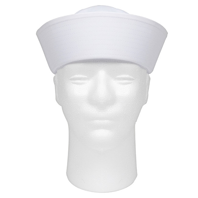 Sailor Hat White Military US Navy Cotton Dixie Cup Yacht Cap Sailing Nautical 