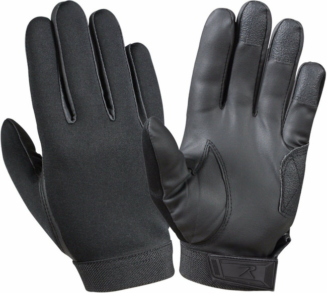 Black Waterproof Multi Purpose Cold Weather Neoprene Rubber Shooting Gloves