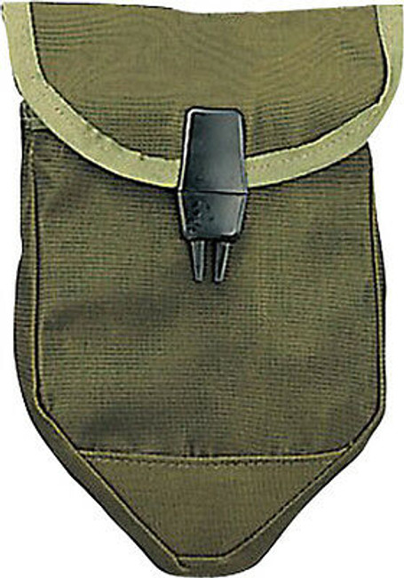 Olive Drab Military Nylon Tri-Fold Shovel Cover NSN # 8465-01-518-6128