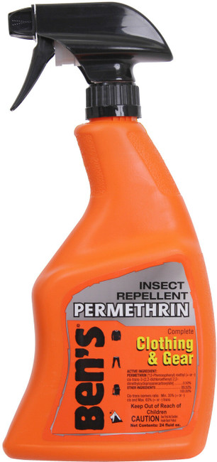 Ben's Clothing & Gear Insect Repellent Spray Bottle 24oz Permethrin Bugs Flies