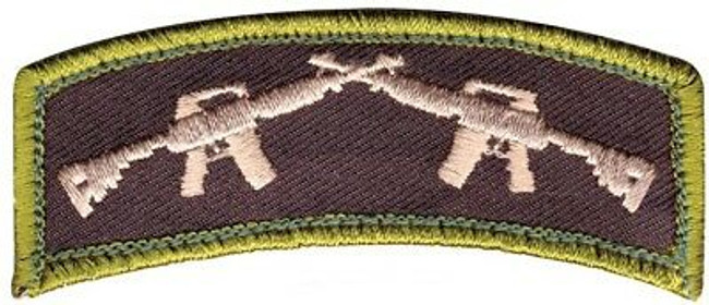 Crossed Rifles Morale Patch - 3" x 1.25"