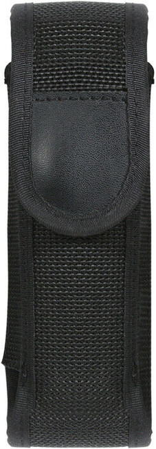 Black Enhanced Large Police Pepper CS Spray Holder Pouch With Flap