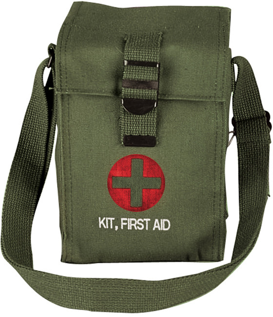 Olive Drab Platoon Leaders Military Emergency First Aid Kit