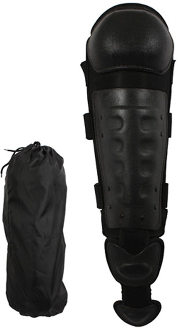 Black Hard Shell Protective Knee Pads & Tactical Shin Guards