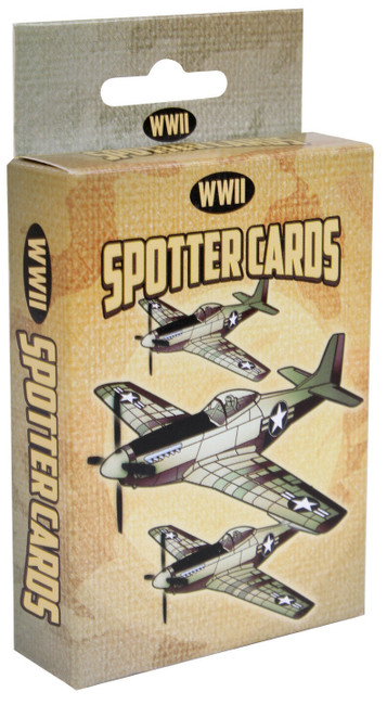 WWII Spotter Plane Playing Cards, Military Aircraft WW2 War Airplane Replica