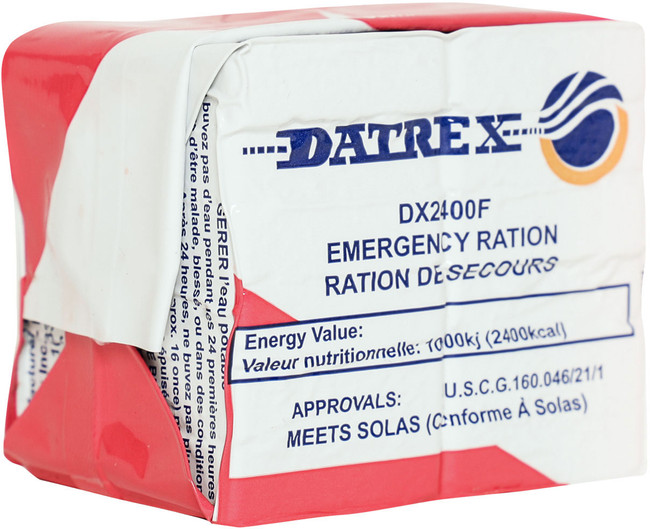 DATREX 2400 Calories Emergency Food Ration Coconut MRE Bars - 12 Bars Per Pack