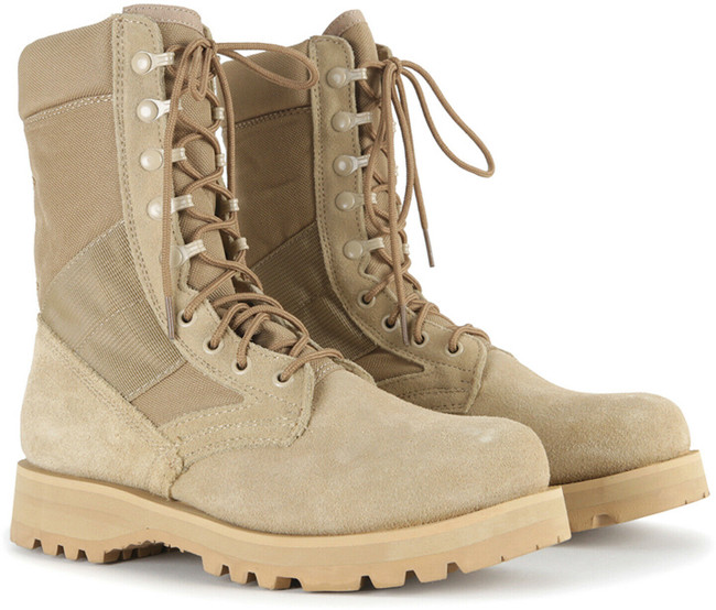 Desert Tan Military Boots Tactical Sierra Sole Work Duty 8" High Boot