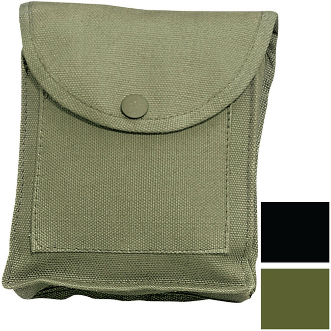 Canvas Utility Pouch Snap Closure Heavy Duty Cotton for Belt Camping Travel