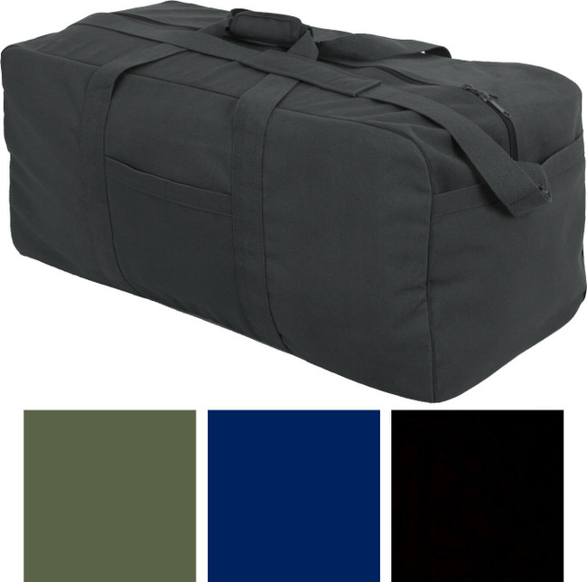 Jumbo Deluxe X-Large Assault Cargo Bag Carry Military Duffle with Strap