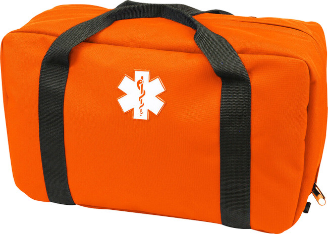 Orange First Responder Trauma Carry Duffle Bag EMS EMT Medical Emergency Paramedic Jump