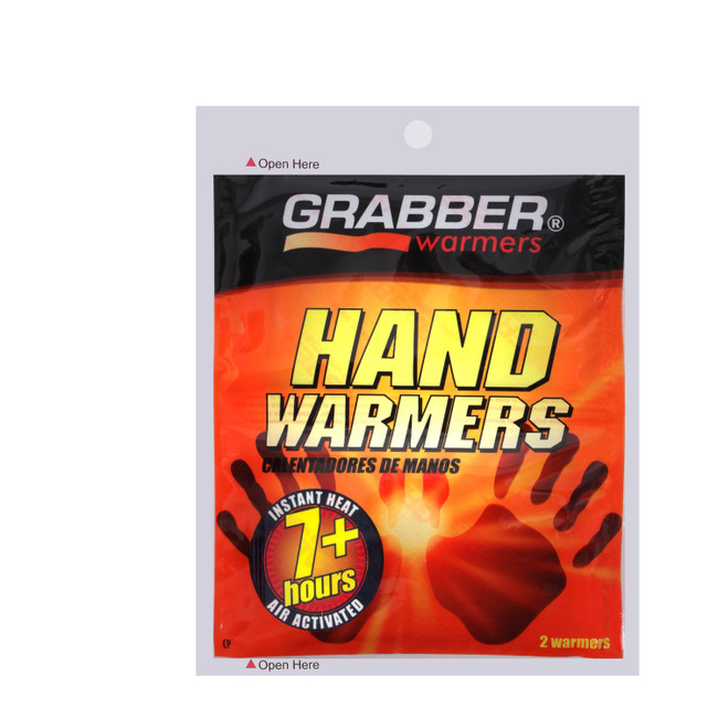 Grabber Hand Warmers 7+ Hour Lasting Warmers - 2 PACK