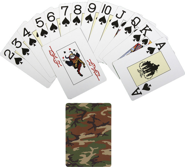 Woodland Camouflage Novelty Playing Cards Deck