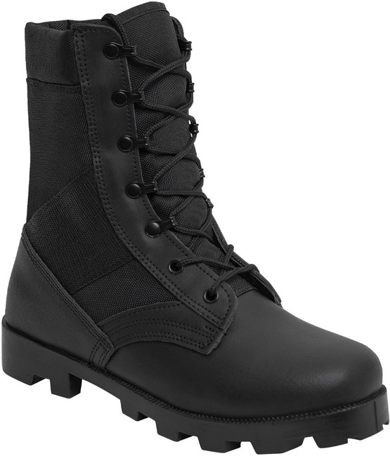 G.I. Type Black Cordura Nylon Speedlace Jungle Boot, Black, 9 Reg