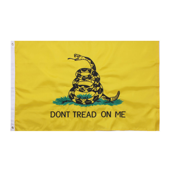 Don't Tread On Me Gadsden Snake Flag USMC Marines Outdoor Grommet
