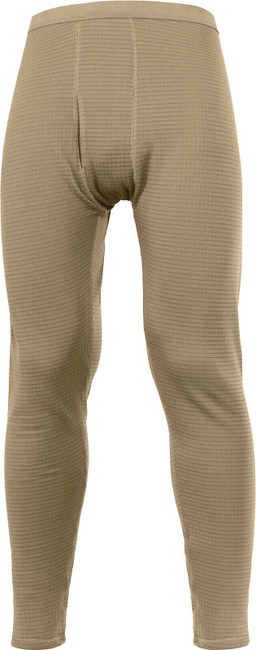 Desert Sand ECWCS Gen III Level II Mid-Weight Underwear Breakaway Bottoms