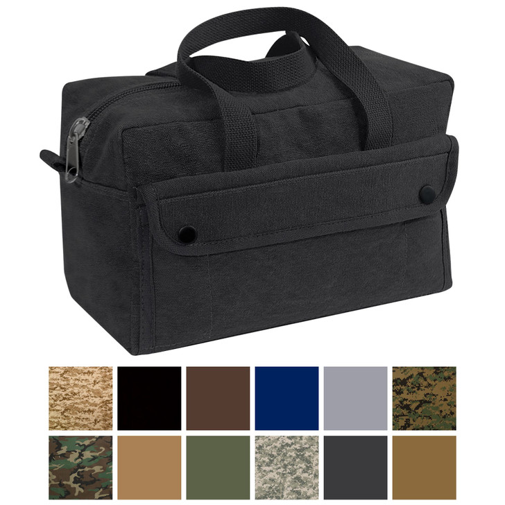 Canvas Tool Bag Heavy Duty Carry Tote Storage Work Utility Mechanics Military