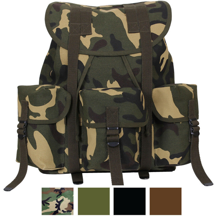 Canvas Mini Alice Pack Military Bag Heavy Duty Rucksack Backpack School Knapsack