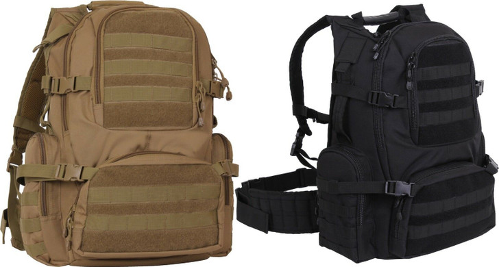 Large Tactical Assault Pack MOLLE Military Backpack Knapsack Army Bag Pockets