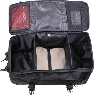 Black Tactical Mission Duffle Carry Bag Multi Functional Convertible Backpack
