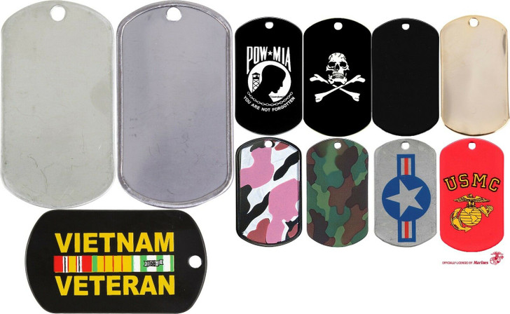 Stainless Steel Dog Tag Stenciled ID Dog Tag