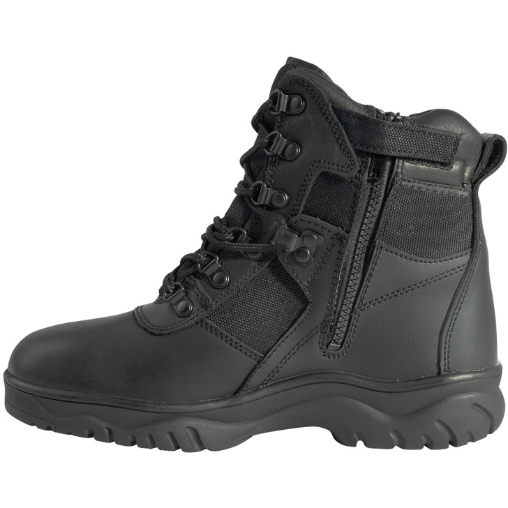 Black Military Blood Pathogen Resistant & Waterproof Tactical Boots 6"