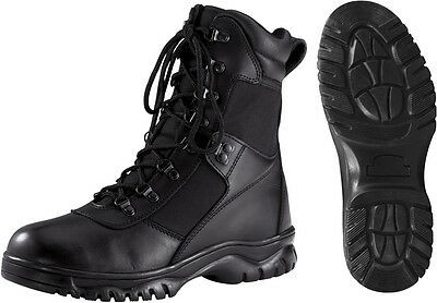 Black Forced Entry Waterproof 8" Boots Military Tactical Rugged Speedlace